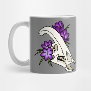 Parasaurolophus and Crocus Mug